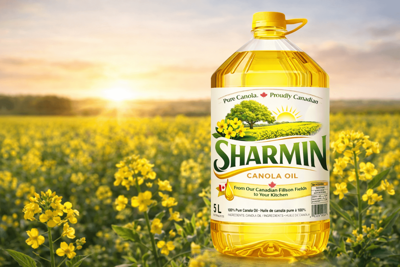SHARMIN canola oil product image